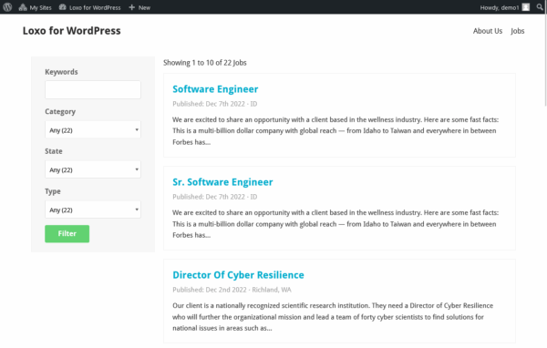 Loxo WordPress Plugin - Image 3