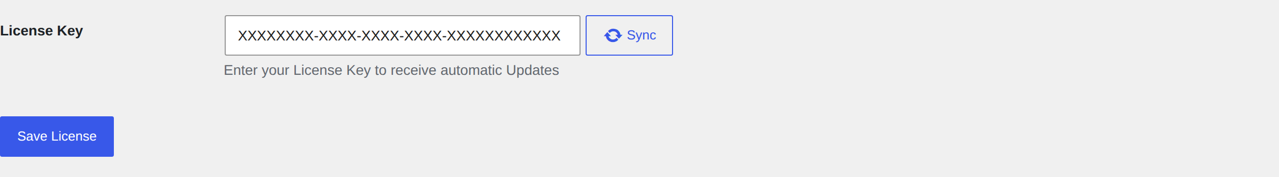 The License Key field on the Jobs > License screen with the Save License button” class=”wp-image-9336″ width=”1256″ height=”176″ /></figure>



<p class=